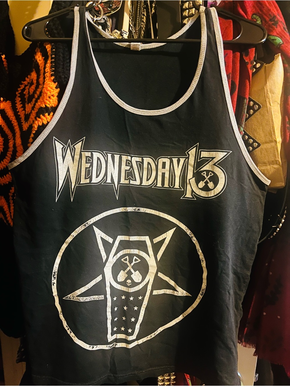 Wednesday 13 Black Graphic Tank Top